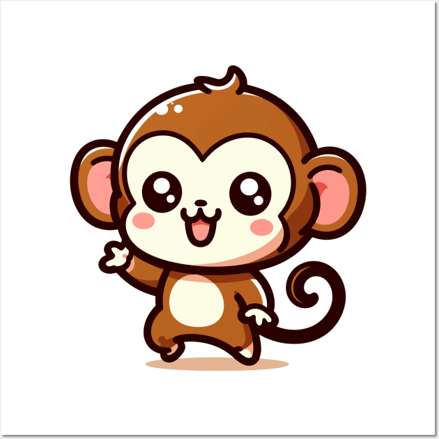 happy monkey Wall Art by rollout578